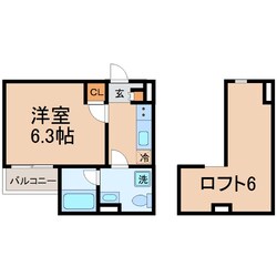 スカイヴィラ立花の物件間取画像